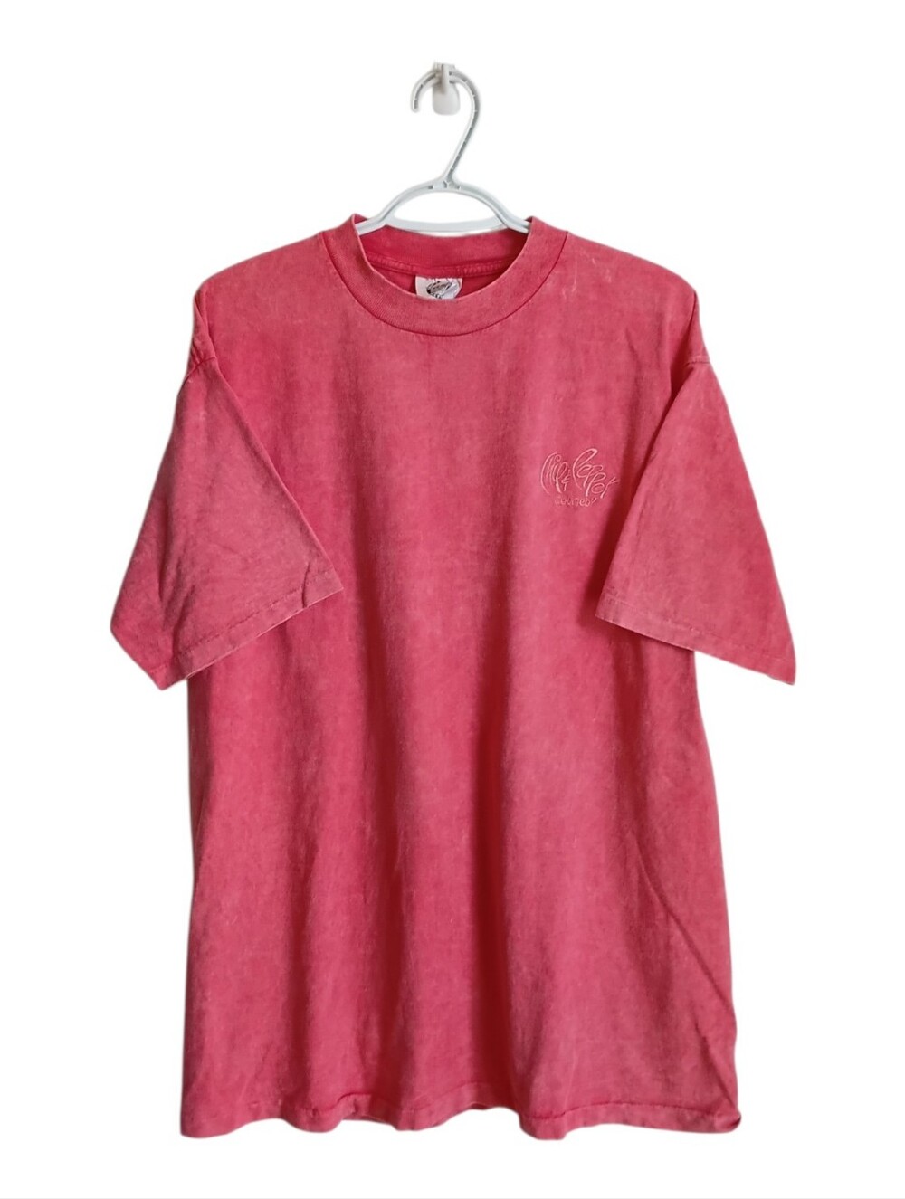 Vintage 90s Chip And Pepper Washed Pink Crewneck T-Shirt Large Surf Beach Casual